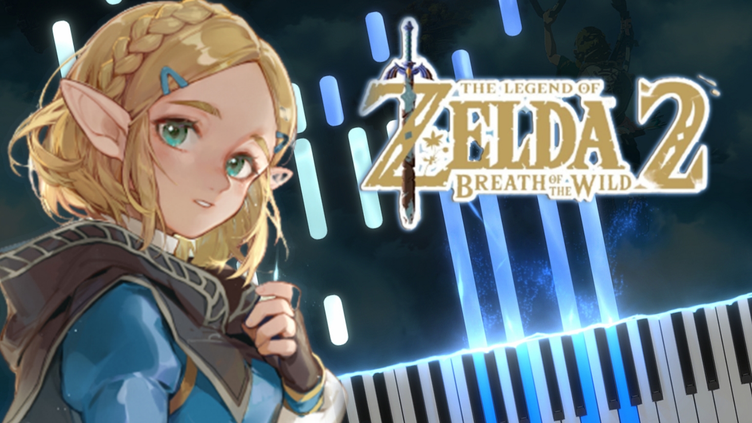Teaser E3 2021 (The Legend of Zelda: Breath of the Wild 2) - Synthesia / Piano Tutorial