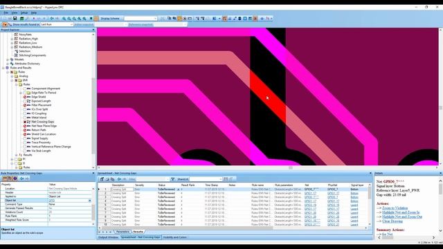HyperLynx DRC идентификация проблем, влияющих на целостность сигналов, питания и ЭМС смотреть онлайн