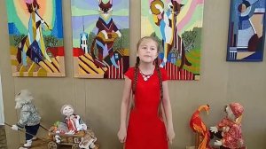 стихотворение "Семья это мы!!!" читает Молькова Дарина 9 лет