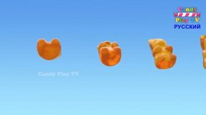 3D Pacman Учим цвета| 3Д Пакман и 3Д Конфеты для детей | 3д Анимация Пакман |3d Lollipop для малыше