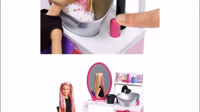 НАБОР БАРБИ БЛЕСТЯЩИЕ ПРИЧЕСКИ БЛОНДИНКА смотреть онлайн