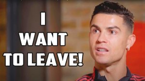 RONALDO WANTS TO LEAVE MANCHESTER UNITED! HE SAID SO IN HIS LAST INTERVIEW!