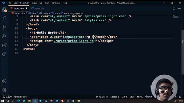 Highlight code on your website using PrismJS