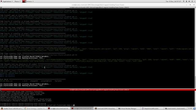Ansible Tower with HA on Vagrant + Ansible demo Part 1 смотреть онлайн