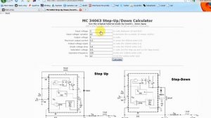 MC34063 Online Calculator.avi