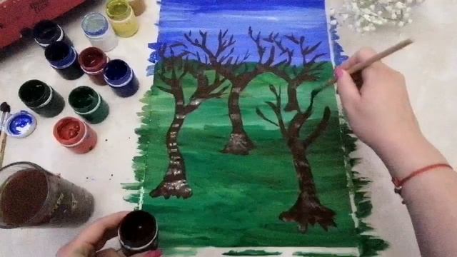 Живопись. Тема: «Цветущий сад» смотреть онлайн