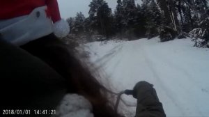 Мини Снегоход  Бурлак 4 м Резвый часть 2