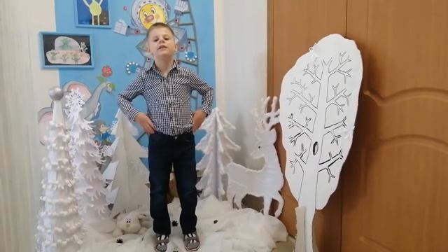 Наботов Егор Александрович, 6 лет, А. Фет 'Мама! Глянь-ка из окошка' смотреть онлайн