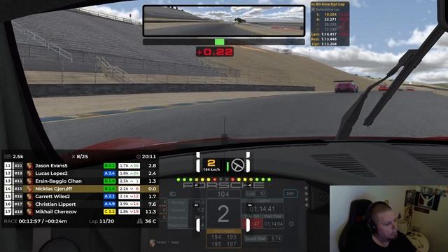iRacing Porsche Cup Fixed Sonoma Raceway - Cup Historic w09-s01-24