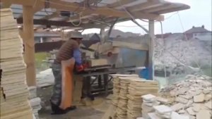 Облицовка фасада дома дагестанским камнем