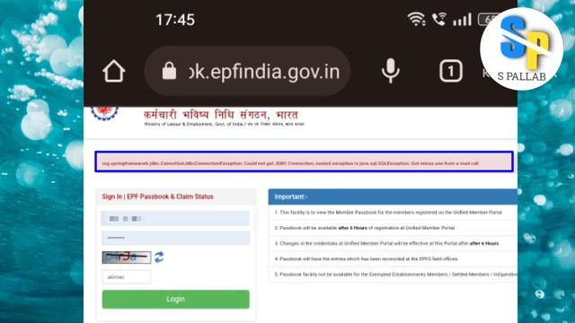 ?pf passbook new error, org.springframework.jdbc. Could not get JDBC Connection; nested.... смотреть онлайн