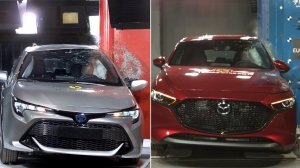Mazda 3 2019 года против Toyota Corolla 2019 года - краш-тесты.