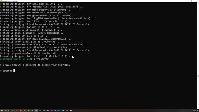 How to Setup GUI on Amazon EC2 Ubuntu Server