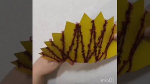 Мастер класс. Поделка  из картона и ниток ЕЖИК