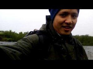 Поездка на  кольский п-ов, река Воронья, река Белоусиха