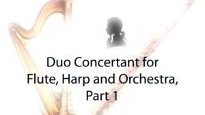 Damase Duo Concertant for flute harp 1