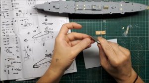 СБОРКА КРЕЙСЕРА "ВАРЯГ" от ЗВЕЗДЫ 1/350 часть 6