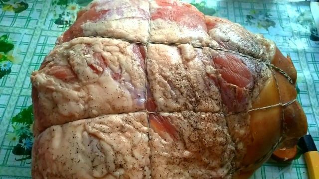 Как коптить окорок? Копчёние свиных окороков в целом виде. смотреть онлайн