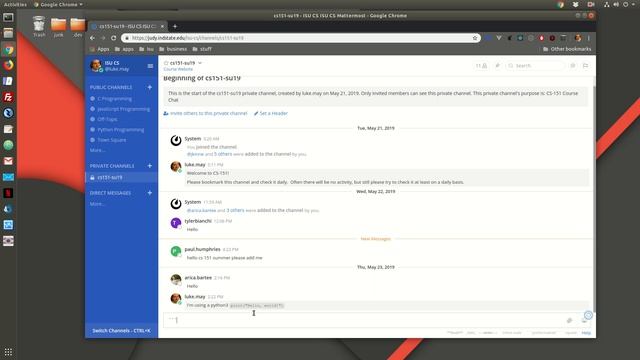 Mattermost Chat