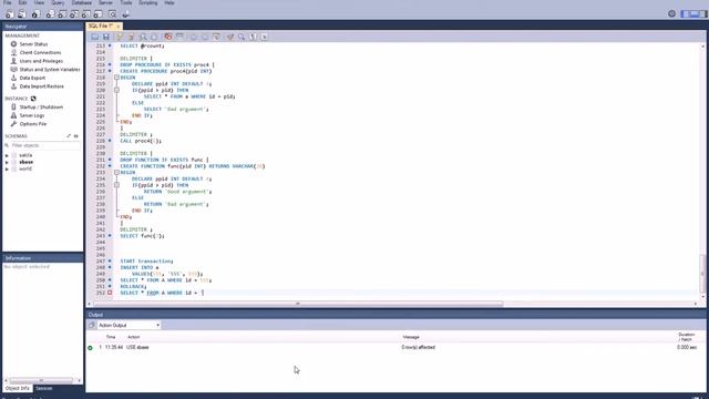 Транзакции в MySQL смотреть онлайн