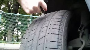 Ремонт колеса (прокол саморезом) своими руками