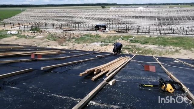 Процесс работы по крыши. смотреть онлайн