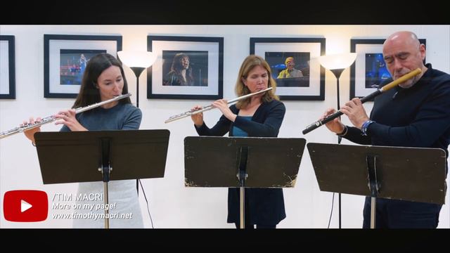 Jean-Michel Damase "Carillon" for 3 flutes смотреть онлайн