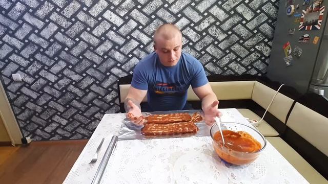 Свиные ребра в духовке по - канадски, необычный вкус, это пожалуй самые вкусные ребра. смотреть онлайн