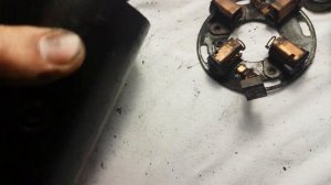 Пежо 605 ремонт стартера замена щеток и втягивающего