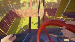 Перепрыгнул забор соседа через батут! Hello Neighbor-Привет Сосед.АКТ 2 №6