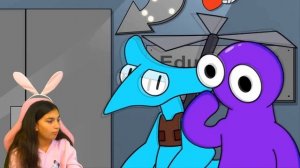 ? ЦИАН РОДИЛА МАЛЫШЕЙ ? ЖЕЛТЫЙ стали РОДИТЕЛЯМИ  РАДУЖНЫЕ ДРУЗЬЯ 2 СКИБИДИ Говорящий КОТ ROBLOX