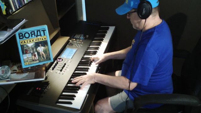 BORAT Theme Song, PIANO COVER, Sacha Baron Cohen movie music Sasha смотреть онлайн