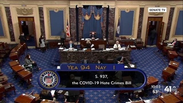 Kansas City-area Asian Americans react to hates crimes bill's passage in Senate смотреть онлайн