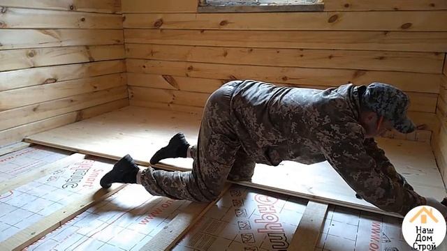? Утеплить пол в деревянном доме из бруса/ Как утеплить пол/ Пирог пола/ Укладка половой доски смотреть онлайн