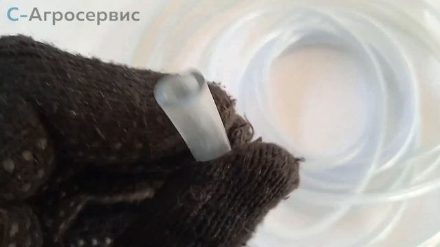 Шланг пищевой D-10х1,5 из ПВХ без армировки