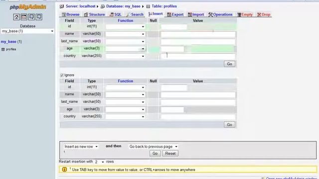 Создание базы данных (1152х864) смотреть онлайн