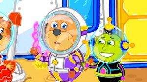 Детский мультик Львёнок и его друзья. Cartoon lion and his friends.