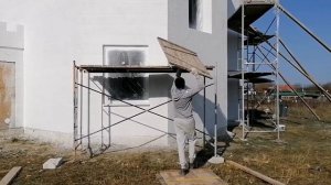 Быстрая сборка строительных лесов в 2 уровня