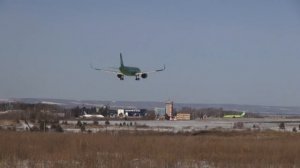 VQ-BTO S7 - SIBERIA AIRLINES AIRBUS A320-271N посадка в BQS / UHBB