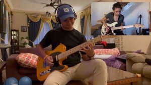 Hotel California - Eagles (short guitar solo) by ARF with Chloé from Rockloe