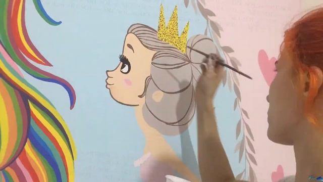 ART SOL Радужный единорог в детской для девочки смотреть онлайн