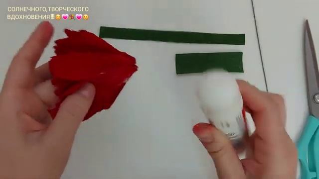 КРАСИВЫЕ ? КРАСНЫЕ ЦВЕТЫ из гофрированной бумаги/ ?Просто мастер класс/ ?DIY FLOWERS crepe paper