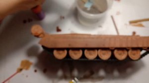 Грунтовка и окраска танка Т-80БВ 1/35 (часть 4) Звезда 3592