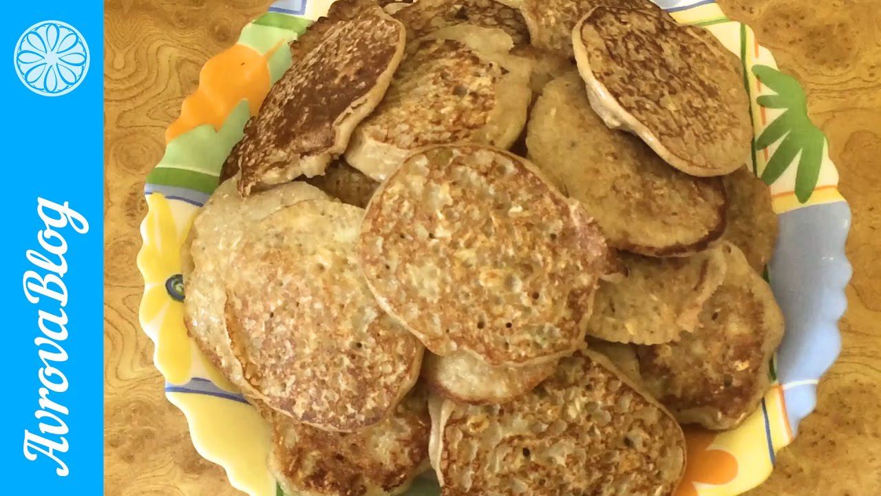 Оладьи из овсяных хлопьев. Вкусный завтрак