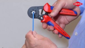 Knipex.Инструмент для опрессовки контактных гильз самонастраивающиеся. KN 97 53 14
