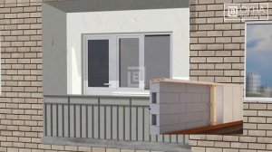 Кладка на балкон и лоджию (кирпичом, пенобетоном, пеноблоком )