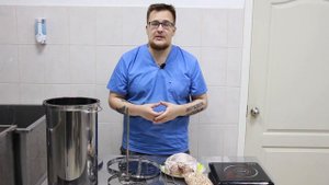 Коптим курицу на коптильне Браво