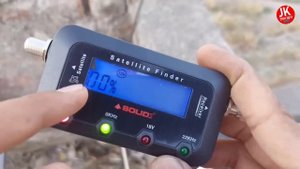 Solid SF-252 Digital Satellite dB Meter Unboxing and review | How to Use | JK Dish Info
