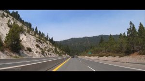 Lake Tahoe to Carson City 4K Scenic Mountain Drive in Nevada | Sierra Nevada Mountains