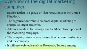 BNU digital marketing final presentation